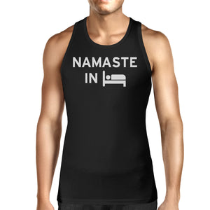 Namaste In Bed Unisex Tank Top Yoga Sleeveless Shirt Gifts For Yogi - 365INLOVE