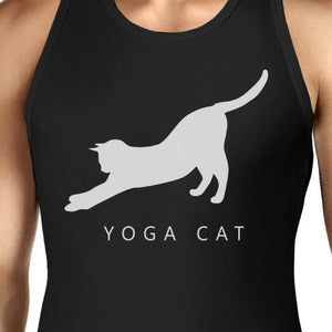 Yoga Cat Unisex Tank Top Yoga Sleeveless Shirt Cute Gifts For Yogi - 365INLOVE