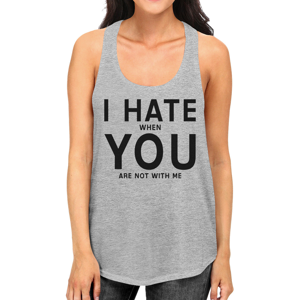 I Hate You Women's Humorous Tanks Cute Gift Idea For Valentines Day - 365INLOVE