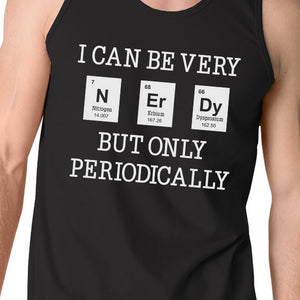 Nerdy Periodically Mens Black Tank Top