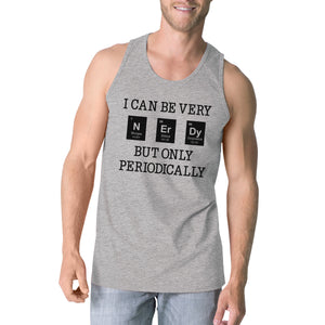 Nerdy Periodically Mens Grey Tank Top