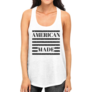 American Made Womens Cotton Tank Top Cute 4th Of July Design - 365INLOVE