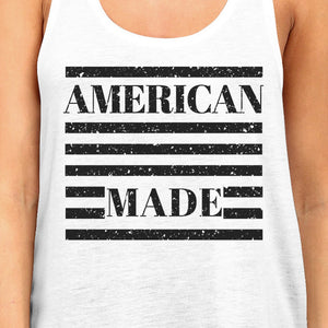 American Made Womens Cotton Tank Top Cute 4th Of July Design - 365INLOVE