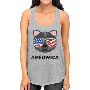 Ameowica Funny 4th Of July Decorative Tanks Gift For Cat Owners - 365INLOVE