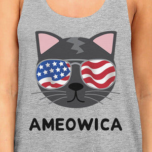 Ameowica Funny 4th Of July Decorative Tanks Gift For Cat Owners - 365INLOVE