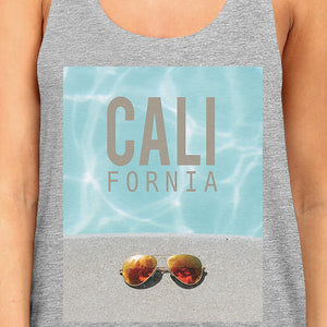 California Pool Sunglasses Womens Lightweight Cotton Tank Top Gift - 365INLOVE
