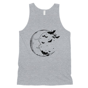 Moon And Bats Mens Tank Top