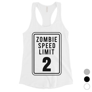 Zombie Speed Limit Womens Tank Top