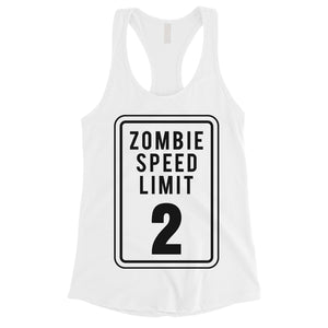 Zombie Speed Limit Womens Tank Top