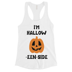 Hollow Inside Pumpkin Womens Tank Top