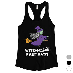 Witch Way To Partay Womens Tank Top