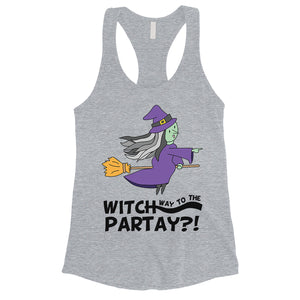 Witch Way To Partay Womens Tank Top