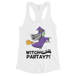 Witch Way To Partay Womens Tank Top