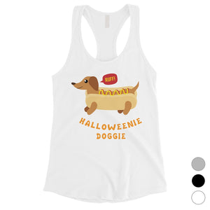 Halloweenie Doggie Womens Tank Top