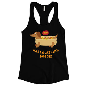 Halloweenie Doggie Womens Tank Top