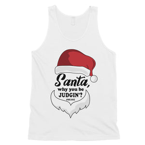 Santa Be Judging Mens Tank Top