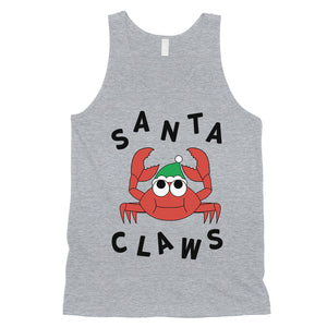 Santa Claws Crab Mens Tank Top