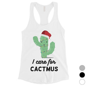 Care For Cactmus Womens Tank Top