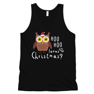 Hoo Christmas Owl Mens Tank Top