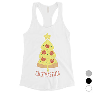 Crustmas Pizza Womens Tank Top