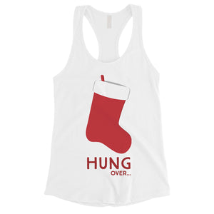 Hungover Christmas Stocking Womens Tank Top