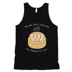 My Fillings Dumpling Dimsum Mens Tank Top For Dumpling Lover Gifts