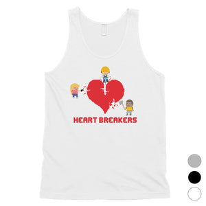 Heart Breakers Mens Funny Graphic Workout Tank Top Gift For Him