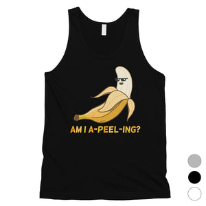 Apeeling Banana Mens Funny Anniversary Gym Tank Top Gift For Him