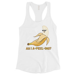 Apeeling Banana Womens Cute Valentine's Day Workout Tank Top Gift