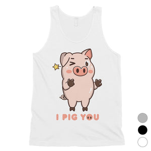 I Pig You Mens Funny Saying Workout Tank Top Valentine's Day Gift