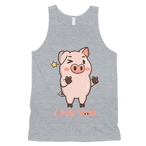 I Pig You Mens Funny Saying Workout Tank Top Valentine's Day Gift