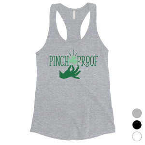 Pinch Proof Womens Cute Saint Patrick's Day Tank Top Gift