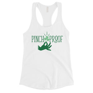 Pinch Proof Womens Cute Saint Patrick's Day Tank Top Gift