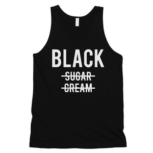 365 Printing Black No Sugar Cream Mens Strong Confidence Workout Tank Top