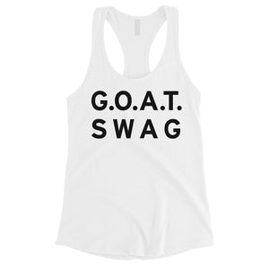 365 Printing GOAT Swag Womens Trendy Honor Fun Quote Tank Top Gift For Mom