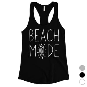 365 Printing Beach Mode Womens Relax Joy Mindset Travel Beach Day Tank Top