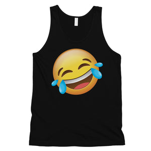 Emoji-Laughing Mens Cute Funny Humor Halloween Tank Top Friend Gift