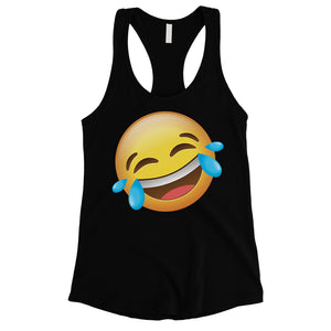 Emoji-Laughing Womens Great Perfect Halloween Costume Tank Top Gift