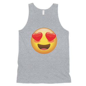 Emoji-Heart Eyes Mens Loving Cute Sweet Cool Tank Top Birthday Gift