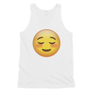 Emoji-Blush Mens Sweet Loving Perfect Halloween Costume Tank Top