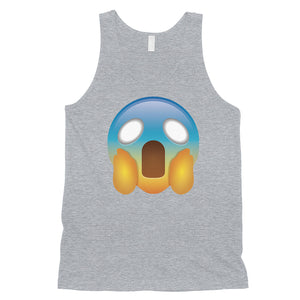 Emoji-Screaming Mens Spooky Hilarious Humor Best Tank Top Gag Gift