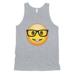 Emoji-Nerd Mens Classic Great Cute Perfect Tank Top Birthday Gift