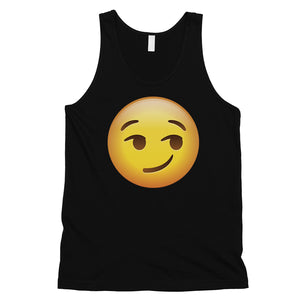 Emoji-Smirking Mens Cool Awesome Funny Sweet Tank Top Birthday Gift