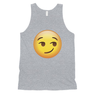 Emoji-Smirking Mens Cool Awesome Funny Sweet Tank Top Birthday Gift