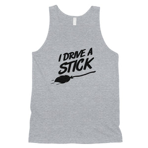 I Drive A Stick Cute Halloween Costume Funny Mens Tank Top