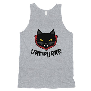 Vampurrr Funny Halloween Costume Cute Graphic Design Mens Tank Top