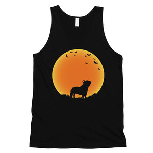 Moon French Bulldog Halloween Costume Funny Mens Tank Top