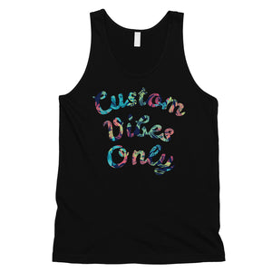 Colorful Overlay Text Awesome Sweet Mens Personalized Tank Tops