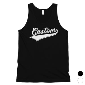 White College Swoosh Gorgeous Good Mens Personalized Tank Tops Gift