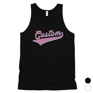 Purple College Swoosh Amazing Good Mens Personalized Tank Tops Gift